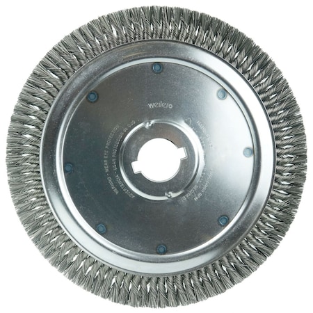 Weiler 14" Extra High Density Strd Twist Knot .020" Steel Fill, 2" Arbor Hole 9800